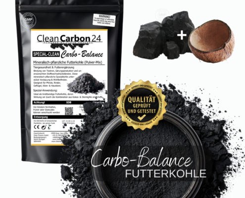 Carbo-Balance-2 Futterkohle-Mischung von CleanCarbon24 Carbo-Balance