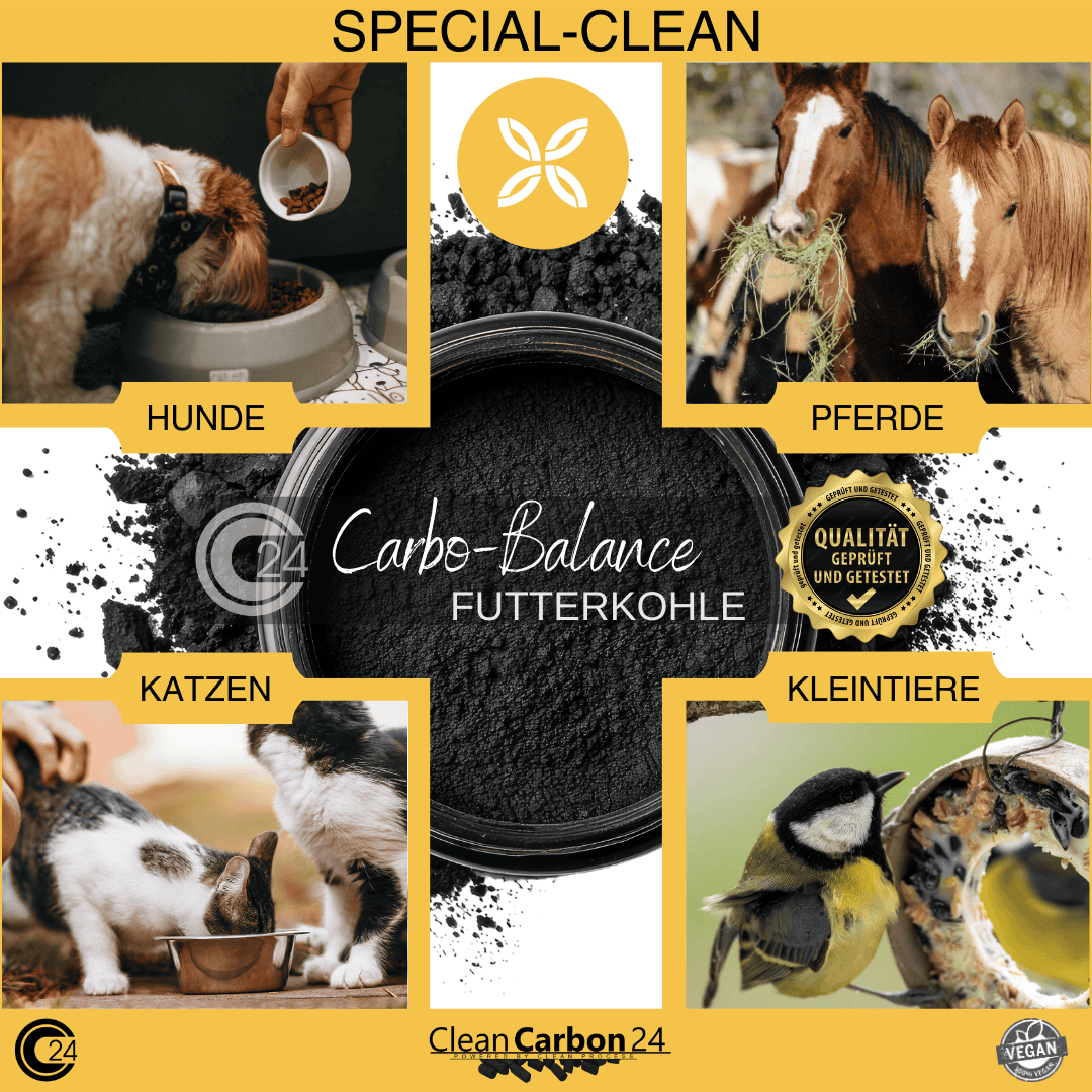 Futterkohle-Mischung von CleanCarbon24 Carbo-Balance