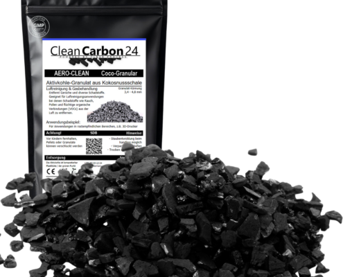 Aktivkohle aus Kokosnussschalen