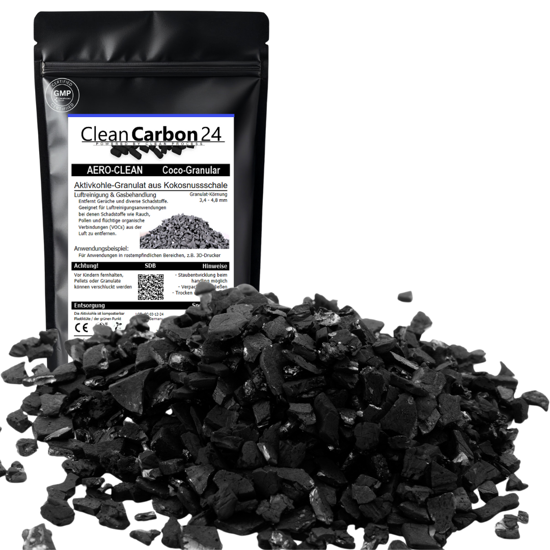 Aktivkohle aus Kokosnussschalen