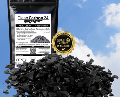 Aktivkohle aus Kokosnussschalen