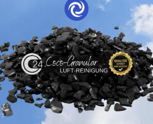 Aktivkohle aus Kokosnussschalen