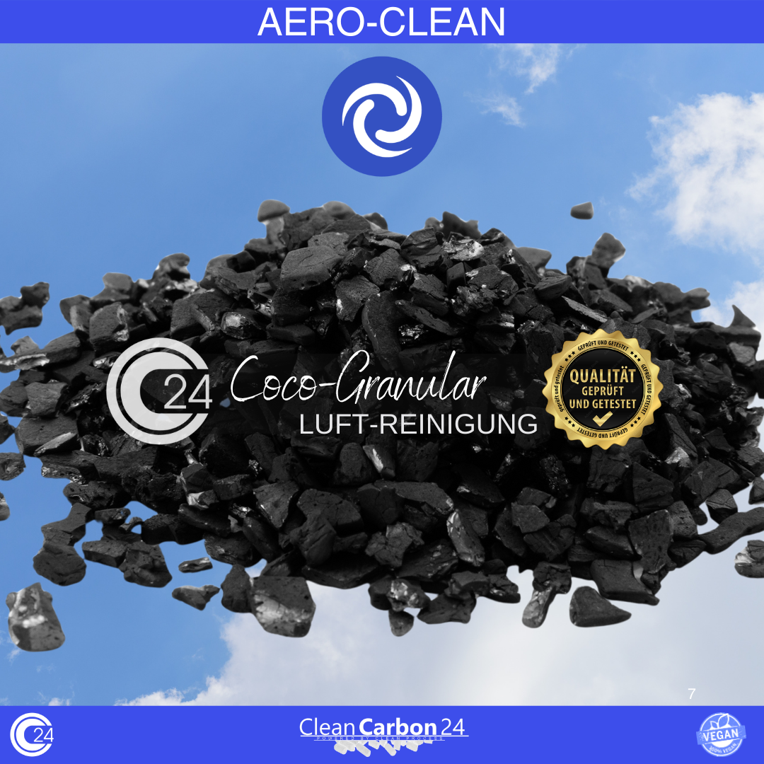 Aktivkohle aus Kokosnussschalen