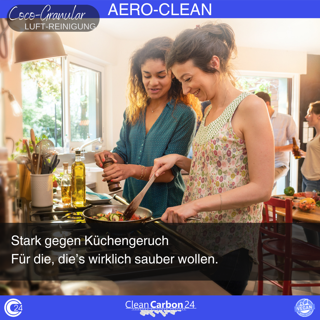 Aktivkohle aus Kokosnussschalen