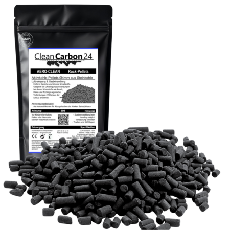 Aktivkohle-Pellets aus Steinkohle