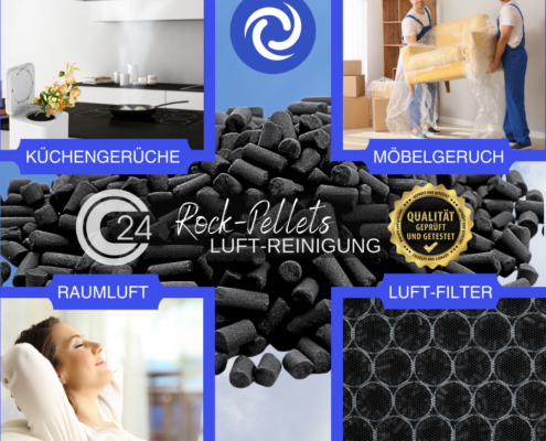 Aktivkohle-Pellets aus Steinkohle