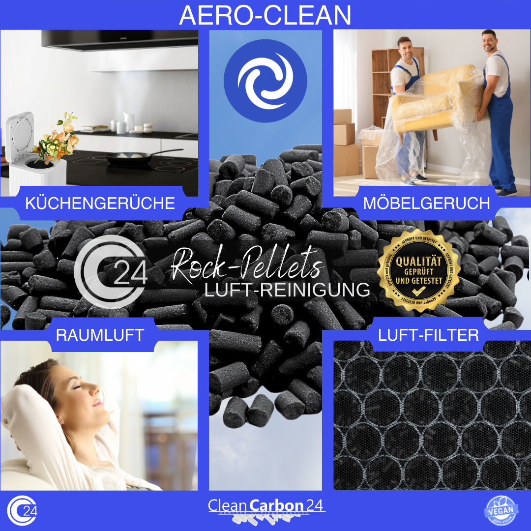 Aktivkohle-Pellets aus Steinkohle