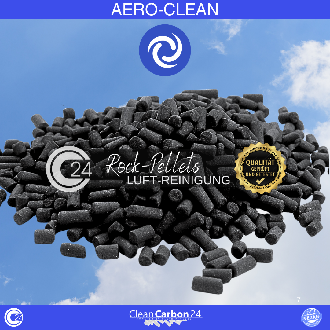 Aktivkohle-Pellets aus Steinkohle