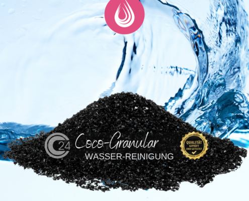 hochreines Kokos‑Aktivkohlegranulat für Trinkwasserfilter, Aquaristik und technische Wasseraufbereitung